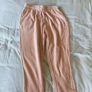 Pink thermal joggers
